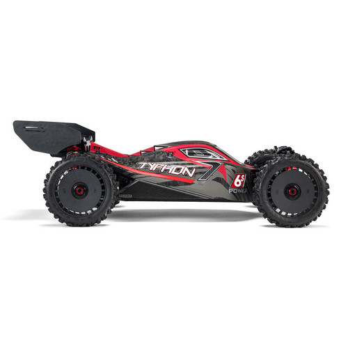 ARA8606V5 1/8 TYPHON 6S V5 4WD BLX Buggy with Spektrum Firma RTR, Black 