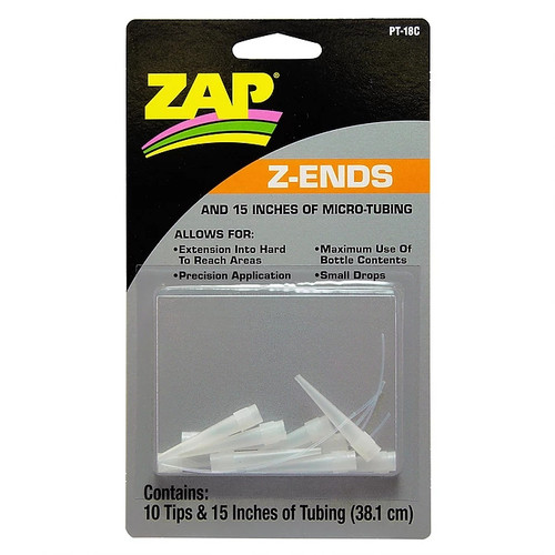 PAAPT-18	Zap Z-Ends (10pcs) & Teflon Tubing