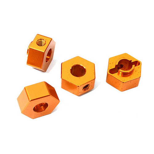 Wheel Hex, Orange (4): ARRMA 1/10 GRANITE Voltage INTC29101ORANGE