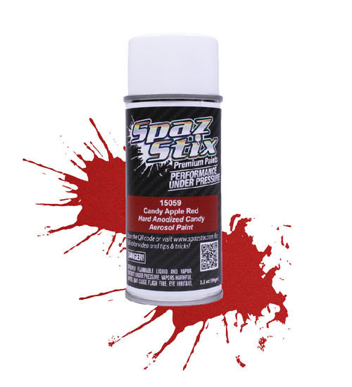SZX15059  Candy Apple Red Aerosol Paint, 3.5oz Can