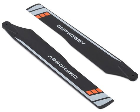 Discontinued 173mm Main Blades for OMP M2 Explore and M2 V2 Helicopters (orange) (OSHM2107)