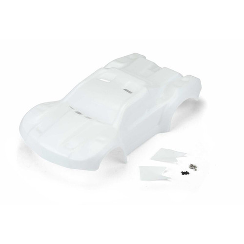 (Discontinued) Clear Body, Flo-Tek Fusion Pre-Cut Bash Armor, White: 1/10 Slash, Slash 4x4 PRO345815