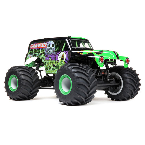 LMT 4WD Solid Axle Monster Truck RTR, Grave Digger LOS04021T1