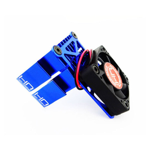 Clip-On Two-Piece Motor Heat Sink with Fan, Blue Item No.HRAMH550TE06