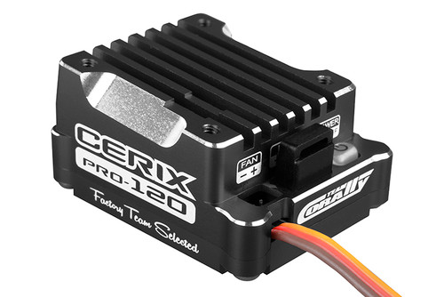 Discontinued COR 53002-1  Cerix Pro 120 "Racing Factory" Black Edition 2-3S ESC for Sensored and Sensorless Motors - 120A