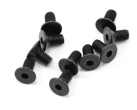 ProTek RC 4x8mm "High Strength" Flat Head Screws (10)  PTK-H-2301