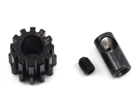 ProTek RC Steel 32P Pinion Gear w/3.17mm Reducer Sleeve (Mod .8) (5mm Bore) (12T)  PTK8055