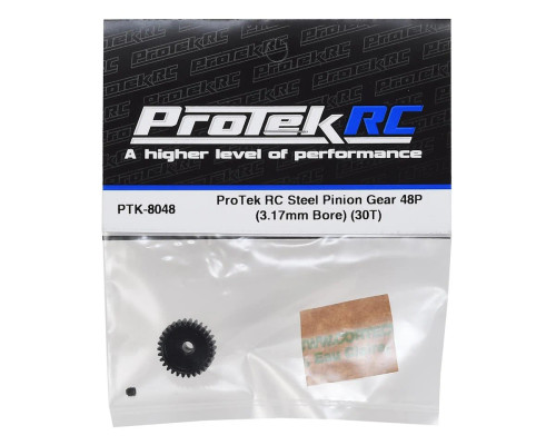 ProTek RC Lightweight Steel 48P Pinion Gear (3.17mm Bore) (30T)  PTK8048
