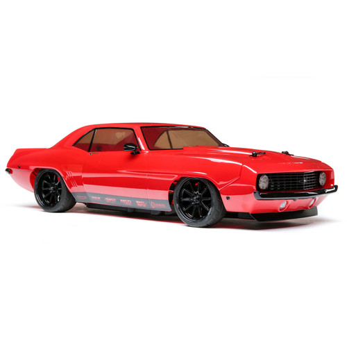 1/10 1969 Chevy Camaro V100 AWD Brushed RTR, Red LOS03033T1