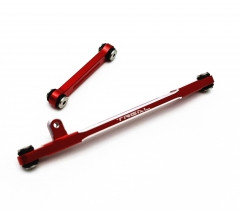Treal Axial SCX24 Aluminum 7075 Steering Links Set for 1/24 Scale-V2 red X002RQBRAD