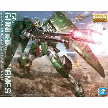 BAS5056767 	GN-002 Gundam Dynames MG 1/100 Model Kit, from "Gundam 00"