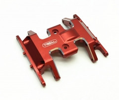 Treal Axial SCX24 Aluminum 7075 Skid Plate red x002md0kef