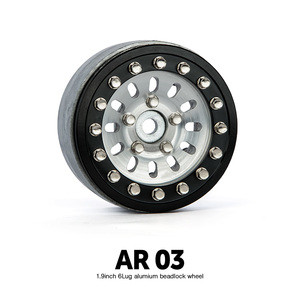 GMA70382 	1.9" AR03 5 Lug Aluminum Beadlock Wheels (2)