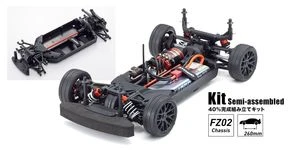 KYO34441  1/10 Fazer Mk2 Chassis Kit with 2020 Mercedes AMG GT3 Clear Body