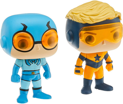 Funko Pop Heroes: DC Justice League - Booster Gold & Blue Beetle Vinyl Figures