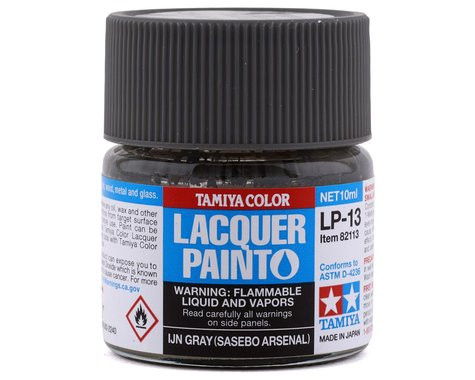 Tamiya LP-13 IJN Sasebo Arsenal Grey Lacquer Paint (10ml) TAM82113