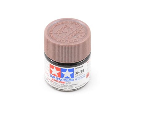 Tamiya X-33 Metallic Bronze Acrylic Paint (10ml) Tam81533
