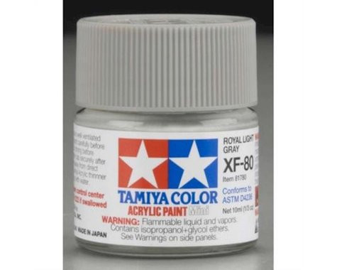Tamiya XF-80 Flat Navy Grey Acrylic Paint (10ml) TAM81780