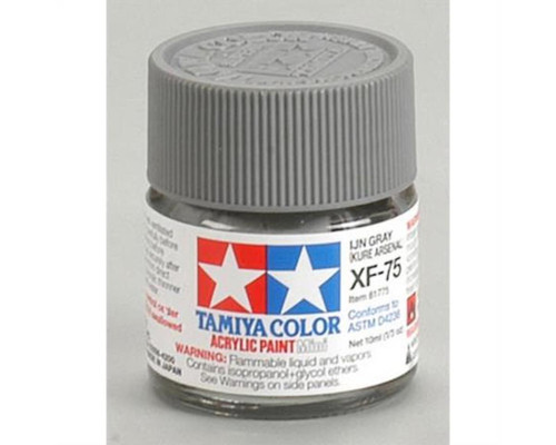 Tamiya XF-75 Flat IJN Grey Acrylic Paint (10ml)  TAM81775