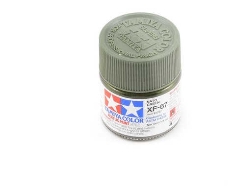 Tamiya XF-67 Flat Nato Green Acrylic Paint (10ml)