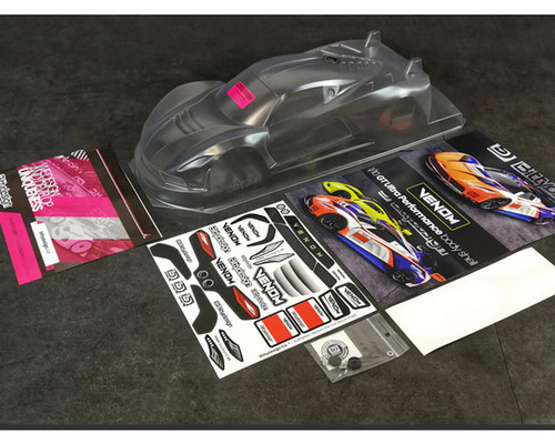 Bittydesign Venom 1/10 GT Body (Clear) (190mm)