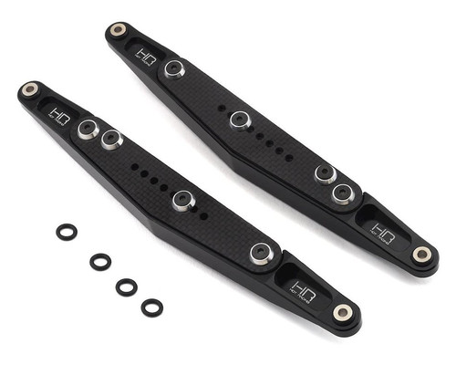 Hot Racing Losi Super Baja Rey/Rock Rey Aluminum/Carbon Rear Lower Trailing Arms (Black) lsbr56l01