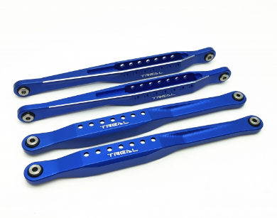 Treal Lower 4 Trailing Arms Links Set for Losi LMT Blue