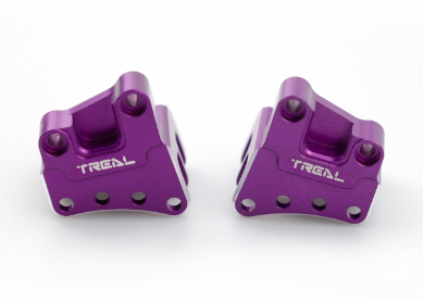 Treal CNC Machined 7075 Multi Rear Shock Mounts for Axial RBX10 Ryft Purple