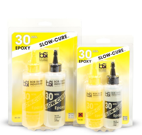 Slow-Cure™ Epoxy BSI-205: 4.5 oz combined net wt. (128 g)