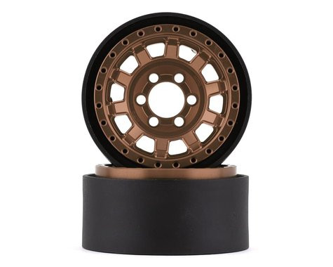 Vanquish Products KMC 1.9 KM236 Tank 1.9 Beadlock Crawler Wheels (Bronze) (2) VPS07786