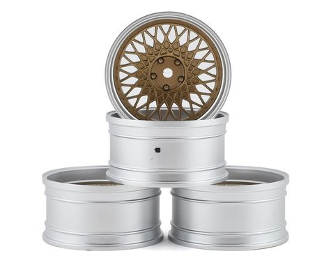 MST 501 Wheel Set (Gold) (4) (Offset Changeable) w/12mm Hex 832104gd