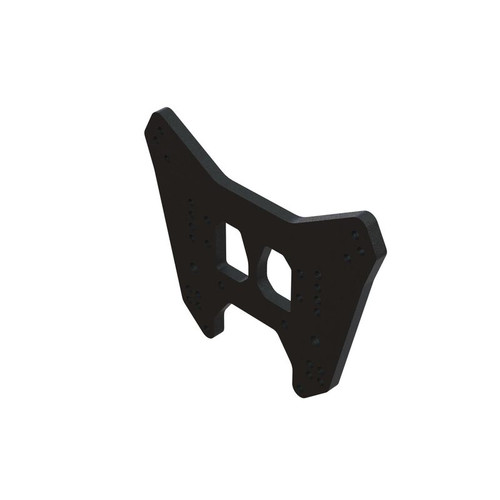 ARA320687 Rear Shock Tower, Aluminum, Black 