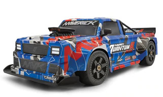 Maverick - QuantumR Flux 4S 1/8 4WD Race Truck - Blue / Red MVK150312