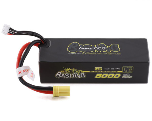 14.8V 8000mAh 4S 100C LiPo Battery: EC5  GEA8K4S100E5 