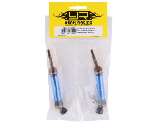 YEA-TRSL-015RBU Yeah Racing Traxxas Slash/Stampede 4x4 HD Rear Driveshafts (Blue)