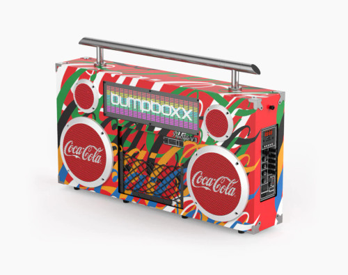 Bumpboxx Freestyle V3S Bluetooth Boombox Coca-Cola 