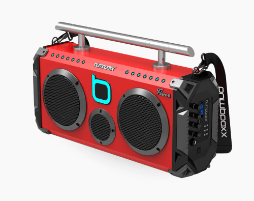 Bumpboxx Flare6 Bluetooth Boombox / Red