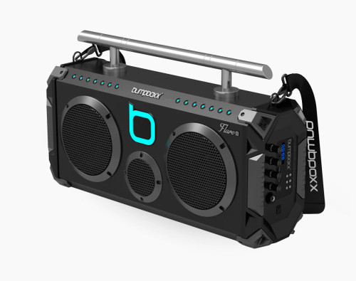 Bumpboxx Flare6 Bluetooth Boombox / Black - Hobbies Galore