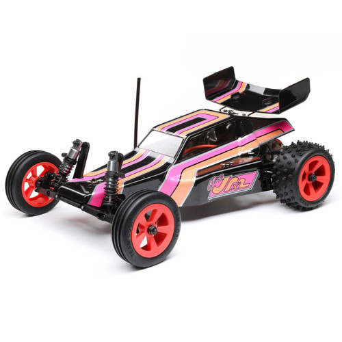  LOS01020T3 1/16 Mini JRX2 Brushed 2WD Buggy RTR, Black