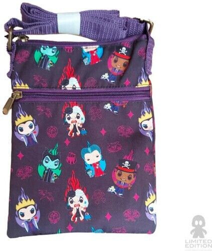 WB LOUNGEFLY FUNKO POP! CROSSBODY BAG: Disney Villains