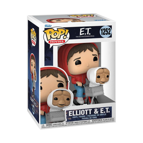 Pop!  E.T. 40th Anniversary Elliot with E.T. in Bike Basket Pop! Vinyl Figure