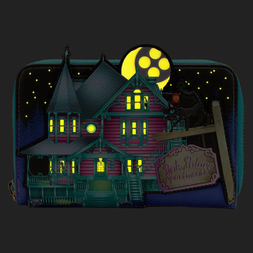 Coraline Glow in the Dark House Zip Around Wallet  COWA0007