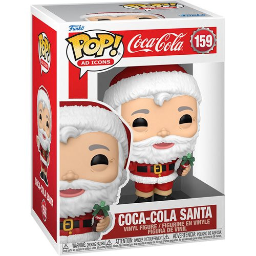 Funko Coca-Cola Retro Holiday POP! Ad Icons Santa Vinyl Figure #159