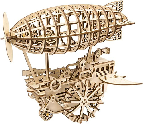 ROKR Air Vehicle Mechanical Airship 3D Wooden Puzzle LK702 