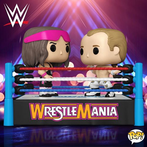 WWE Bret 'Hitman' Hart and Shawn Michaels Pop! Vinyl Moment
