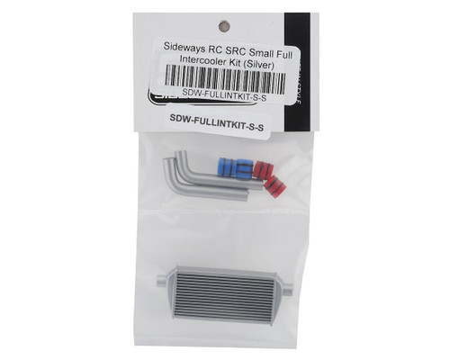 SDW-FULLINTKIT-S-S  Sideways RC Scale Drift Full Intercooler Kit (Silver) (Small)