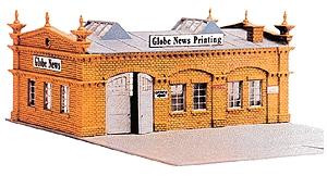 Model Power  HO Scale Model Power, Globe News Building Kit, #477