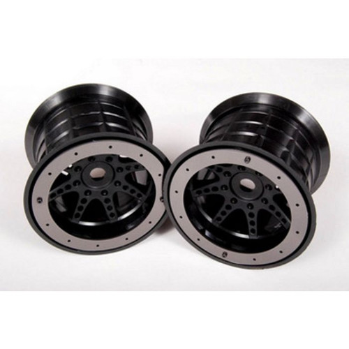 Axial Oversize Beadlock 8-Spoke Blk (2) AX8042