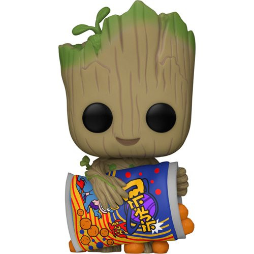 Pop! Vinyl Figure I Am Groot with Cheese Puffs