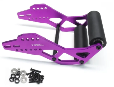 Treal Aluminum 7075 Wheelie Bar Adjustable for Losi LMT  purple x003ksbkqx